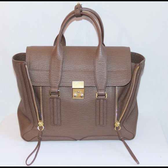 3.1 PHILLIP LIM LARGE Pashli Leather Satchel NWT - Picture 6 of 11